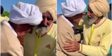 Meeting of two brothers at Kartarpur corridor after 1947 leave everyone drenched in tears