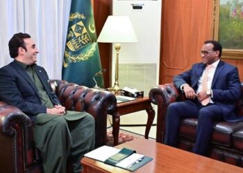 Minister Bilawal Bhutto welcomes Ethiopian ambassador for opening embassy in Pakistan (image courtesy: Facebook)