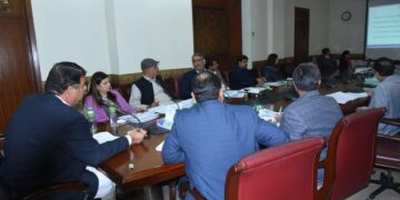 Amir Mukam attends the meeting of National Heritage and Cultural Divison, reviews ongoing projects (Image Courtesy: Twitter)