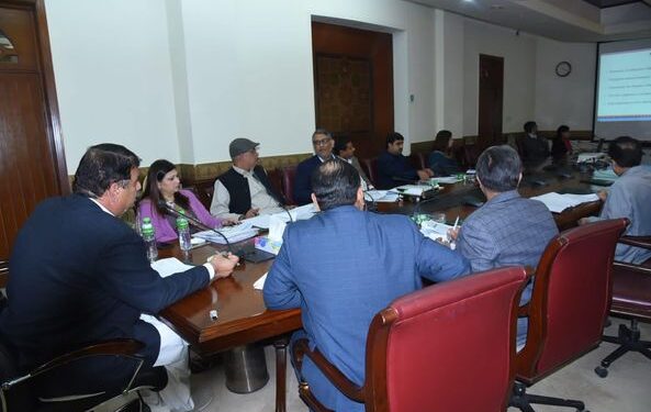 Amir Mukam attends the meeting of National Heritage and Cultural Divison, reviews ongoing projects (Image Courtesy: Twitter)