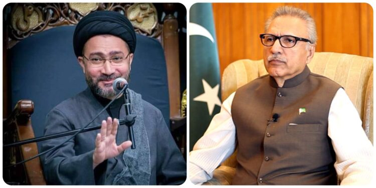 Shehanshah Hussain Naqvi called Prez Alvi; discussed entire situation across Pakistan