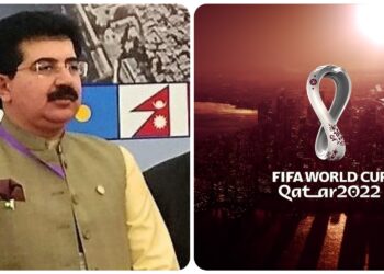 Chairman Senate Muhammad Sadiq Sanjrani express greetings to Qatar for FIFA World Cup 2022 (Image Courtesy: Google)