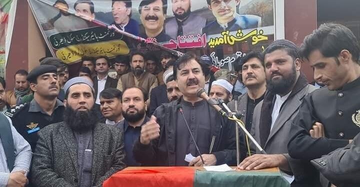 "People of Shangla will vote on the basis of service", says Minister Yousafzai (Image courtesy: facebook)
