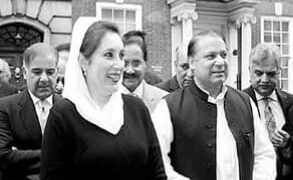 "Benazir Bhutto is bright symbol of democratic, political struggle", says PM Sharif (Images Courtesy: Facebook)