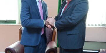 Dominica: Foreign Minister Vince Henderson meets Cuban Ambassador Ulises Arranz Fernández