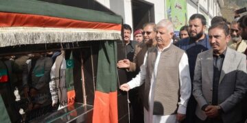 CM Mahmood Khan inaugurates billion rupees project during his one-day visit in Abbottabad & Mansehra (Image Courtesy: Facebook)