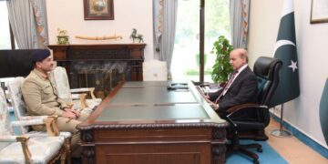 PM Shahbaz Sharif held meeting with new Army Chief Syed Asim Munir at his residence in Islamabad (Image Courtesy: Facebook)