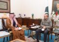 PM Sharif met Qatar Ambassador Al-Sani; discusses broadening of ties between Pakistan-Qatar (Image Courtesy: Facebook)