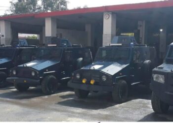 Over 8 APCs delivered to Dera Ismail Khan, Bannu to combat terrorism (Image Courtesy: Facebook)
