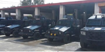 Over 8 APCs delivered to Dera Ismail Khan, Bannu to combat terrorism (Image Courtesy: Facebook)