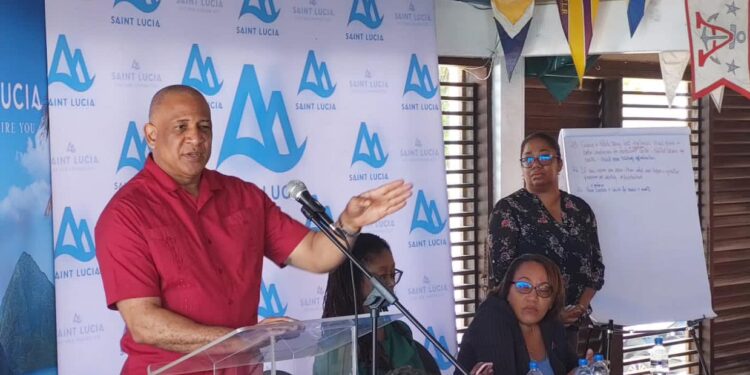 Deputy PM Ernest Hilaire shares glimpses of meeting with business at Rodney Bay