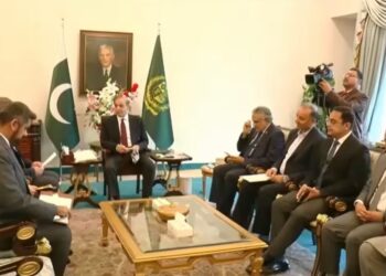 PM Sharif welcomes delegation of Barrack Rico Deck Mining Company led by CEO Mark Bristow (Image Courtesy: Facebook)