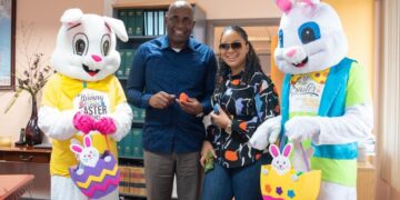 PM Roosevelt Skerrit wishes on Easter, Melissa Skerrit distributes goody boxes