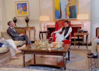 Imran Khan welcomes British High Commissioner Andrew Danglish; held detailed talks (Image Courtesy: Facebook)