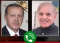 PM Sharif held telephone call with Prez Recep Erdogan, congratulates him on his re-election (Image Courtesy: Facebook)