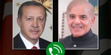 PM Sharif held telephone call with Prez Recep Erdogan, congratulates him on his re-election (Image Courtesy: Facebook)