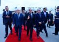 PM Sharif arrives in Baku, likely to hold talks with Azerbaijan Prez Aliyov (Image courtesy: Facebook)
