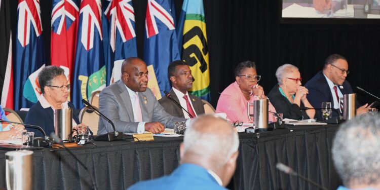 PM Roosevelt Skerrit engages with President of Rwanda, Paul Kagame at CARICOM meet
