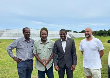PM Terrance Drew tours CANNA SVG Medicinal Cannabis Farm in St Vincent 