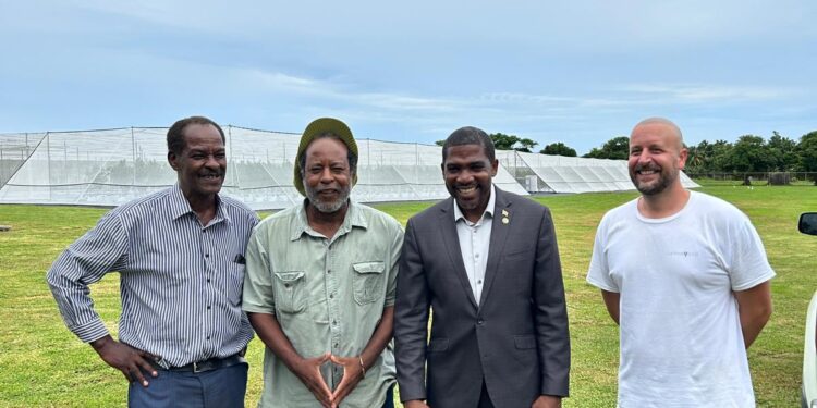 PM Terrance Drew tours CANNA SVG Medicinal Cannabis Farm in St Vincent 
