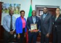 PM Terrance Drew meetings CXC Registrar and CEO Dr Wayne Wesley
