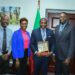 PM Terrance Drew meetings CXC Registrar and CEO Dr Wayne Wesley