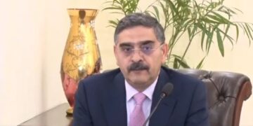 Around 19,415 arrested on charges against electricity theft: PM Kakar (Image Courtesy: Twitter/PMO Pakistan)