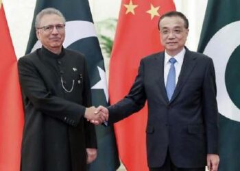 Prez Alvi extends grief over passing away of former Chinese Premier Li Keqiang (Image Courtesy: Twitter/President of Pakistan)