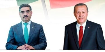 PM Kakar congratulates Turkish people on Centenary Republic Day (Image Courtesy: Twitter/PMO Pakistan)