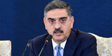 Caretaker PM Kakar felicitates SAARC Member States on its 39th Charter Day (Image Courtesy: Twitter/Pak PMO)