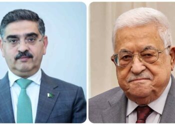 PM Kakar calls Palestinian President Mahmoud Abbas to talk about ongoing war