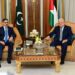 ‘We stand in solidarity with Palestine,’ says Kakar in meeting with Prez Mahmoud Abbas (Image Courtesy: Twitter/PMO Pakistan)