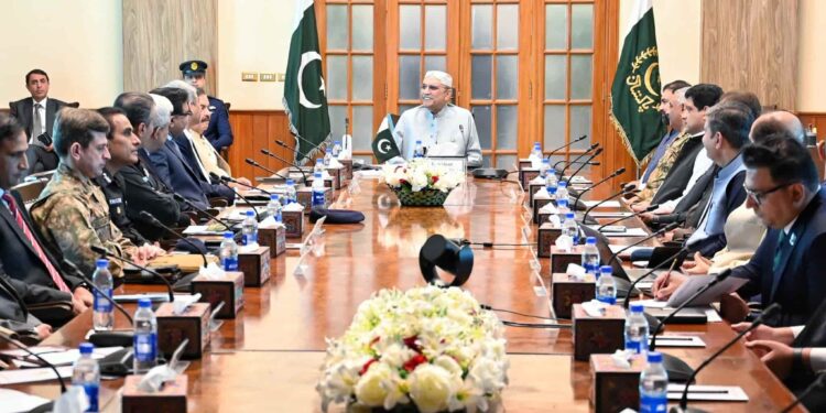 Prez Zardari highlights need for 'dialogue' to sustain development in Balochistan (Image Courtesy: Twitter/President of Pakistan)